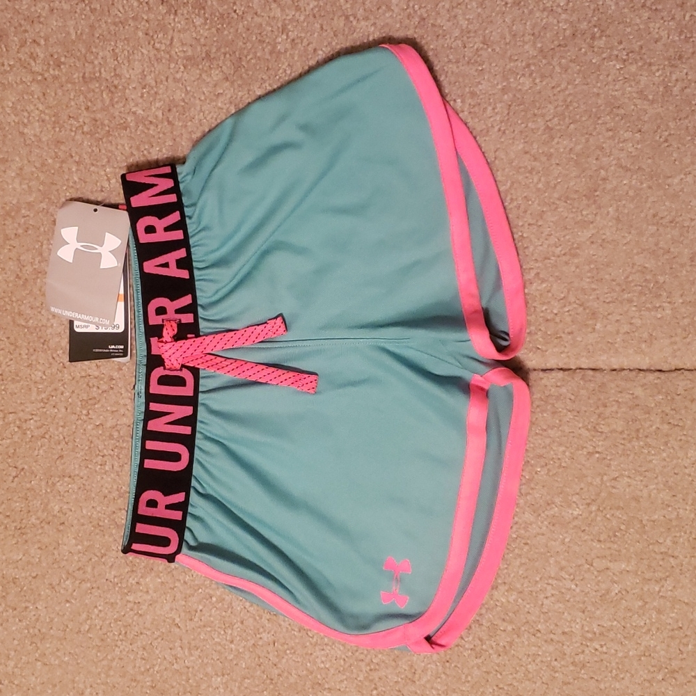 NWT Under Armour Girls Shorts